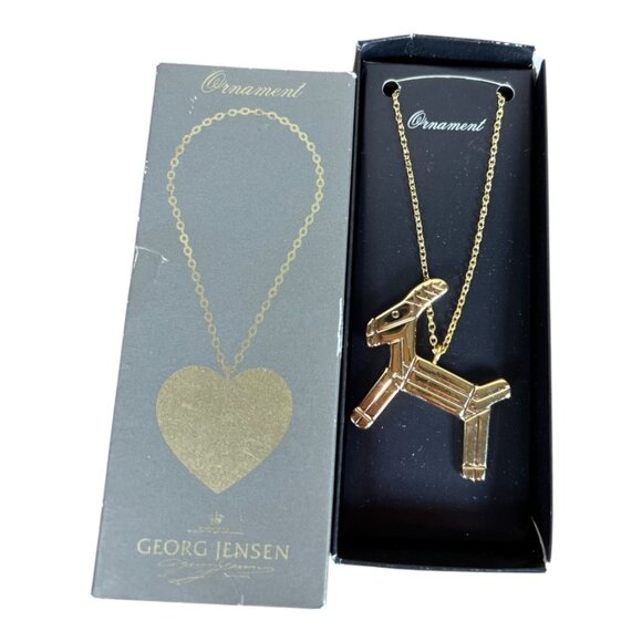 Georg‎ Jensen Gold Goat Ornament - Picture 1 of 7